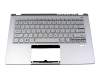 6B.AB1N2.001 teclado incl. topcase original Acer US (Inglés) plateado/plateado con retroiluminacion