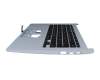 6B.ATHN7.015 teclado incl. topcase original Acer DE (alemán) negro/plateado