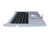 6B.ATHN7.015 teclado incl. topcase original Acer DE (alemán) negro/plateado