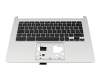 6B.AUEN7.019 teclado incl. topcase original Acer CH (suiza) negro/plateado