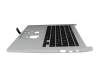 6B.AUEN7.019 teclado incl. topcase original Acer CH (suiza) negro/plateado