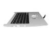 6B.AUEN7.019 teclado incl. topcase original Acer CH (suiza) negro/plateado