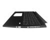 6B.C4QN2.012 teclado incl. topcase original Acer DE (alemán) negro/negro con retroiluminacion