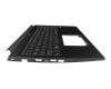 6B.C4QN2.012 teclado incl. topcase original Acer DE (alemán) negro/negro con retroiluminacion