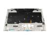 6B.C6XN7.011 teclado incl. topcase original Acer DE (alemán) blanco/blanco con retroiluminacion