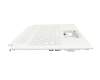 6B.C6XN7.011 teclado incl. topcase original Acer DE (alemán) blanco/blanco con retroiluminacion