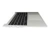 6B.D4SNI.003 teclado incl. topcase original Acer DE (alemán) negro/plateado