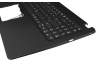 6B.EFQN2.014 teclado incl. topcase original Acer DE (alemán) negro/negro