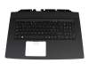 6B.G6TN1.025 teclado incl. topcase original Acer SF (suiza-francés) negro/negro con retroiluminacion