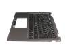 6B.GRMN8.005 teclado incl. topcase original Acer DE (alemán) negro/canaso