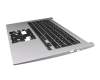 6B.H1LN7.011 teclado incl. topcase original Acer DE (alemán) negro/canaso con retroiluminacion