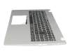 6B.H5HN2.014 teclado incl. topcase original Acer DE (alemán) negro/plateado