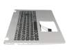 6B.H5HN2.014 teclado incl. topcase original Acer DE (alemán) negro/plateado
