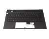 6B.H98N7.011 teclado incl. topcase original Acer DE (alemán) negro/azul/negro con retroiluminacion