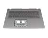 6B.J02N8.023 teclado incl. topcase original Acer DE (alemán) antracita/antracita con retroiluminacion