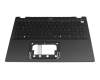 6B.J43N7.011 teclado incl. topcase original Acer DE (alemán) negro/negro con retroiluminacion