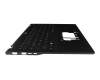 6B.J43N7.011 teclado incl. topcase original Acer DE (alemán) negro/negro con retroiluminacion