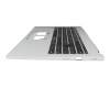6B.J4GN2.014 teclado incl. topcase original Acer DE (alemán) negro/plateado (con tecla especial)