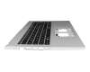 6B.J7WN2.014 teclado incl. topcase original Acer DE (alemán) negro/plateado