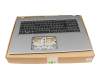 6B.J8ZN8.001 teclado incl. topcase original Acer DE (alemán) negro/canaso