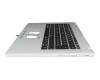 6B.KDDN8.020 teclado incl. topcase original Acer DE (alemán) negro/plateado