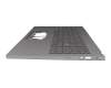 6B.KJ9N7.011 teclado incl. topcase original Acer DE (alemán) plateado/plateado