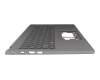 6B.KJ9N7.011 teclado incl. topcase original Acer DE (alemán) plateado/plateado