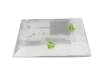 6B.KJ9N7.011 teclado incl. topcase original Acer DE (alemán) plateado/plateado