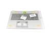 6B.KSJN2.014 teclado incl. topcase original Acer DE (alemán) negro/plateado