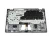 6B.KT4N8.020 teclado incl. topcase original Acer DE (alemán) plateado/plateado con retroiluminacion