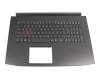 6B.Q29N2.011 teclado incl. topcase original Acer DE (alemán) negro/negro con retroiluminacion (GeForce 1060)