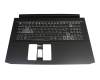 6B.Q84N2.082 teclado incl. topcase original Acer FR (francés) negro/blanco/negro con retroiluminacion (GTX 1660/RTX 2060)