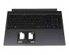 6B.Q8LN2.014 teclado incl. topcase original Acer DE (alemán) negro/negro con retroiluminacion