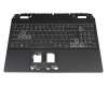 6B.QFMN2.014 teclado incl. topcase original Acer DE (alemán) negro/negro con retroiluminacion (4060/4070)