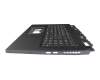 6B.QGWN2.014 teclado incl. topcase original Acer DE (alemán) negro/negro con retroiluminacion