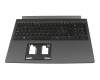 6B.QHDN2.015 teclado incl. topcase original Acer CH (suiza) negro/canaso con retroiluminacion