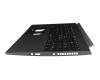 6B.QHDN2.015 teclado incl. topcase original Acer CH (suiza) negro/canaso con retroiluminacion