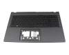6B.QHTN7.011 teclado incl. topcase original Acer DE (alemán) negro/antracita con retroiluminacion