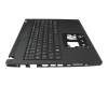 6B.VLTN7.011 teclado incl. topcase original Acer DE (alemán) negro/negro