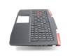 6BGM1N2011 teclado incl. topcase original Acer DE (alemán) negro/negro con retroiluminacion