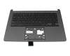 6BHS4N7015 teclado incl. topcase original Acer DE (alemán) negro/negro