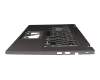 6BKCWN7009 teclado incl. topcase original Acer DE (alemán) negro/blanco/canaso con retroiluminacion