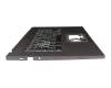6BKCWN7009 teclado incl. topcase original Acer DE (alemán) negro/blanco/canaso con retroiluminacion