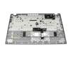 6BKHLN8023 teclado incl. topcase original Acer DE (alemán) negro/canaso con retroiluminacion