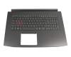 6BQ29N2011 teclado incl. topcase original Acer DE (alemán) negro/negro con retroiluminacion (GeForce 1060)
