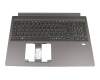 6BQ55N2012 teclado incl. topcase original Acer DE (alemán) negro/negro con retroiluminacion