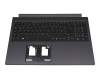 6BQ99N2014 teclado incl. topcase original Acer DE (alemán) negro/negro con retroiluminacion