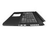 6BQCHN2015 teclado incl. topcase original Acer CH (suiza) negro/negro con retroiluminacion