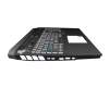 6BQCPN70111 teclado incl. topcase original Acer DE (alemán) negro/negro con retroiluminacion