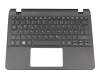 6BVBWN7010 teclado incl. topcase original Acer DE (alemán) negro/negro